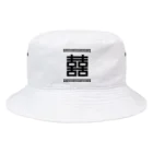 中華呪術堂（チャイナマジックホール）の双喜紋(喜喜)幸福のシンボル【黒】  Bucket Hat