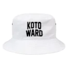 JIMOTOE Wear Local Japanの江東区 KOTO WARD Bucket Hat