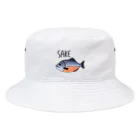 かいわれの生きていない鮭 Bucket Hat