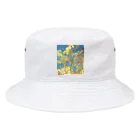 はっぴーあっぴーの秋空と鳥 Bucket Hat