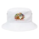 zommyのBULLMANIA ラブアンドピース Bucket Hat