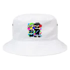 秘密結社(ㆁөㆁ)青い鳥のギャングスタ＆唯我HIPHOP丸シリーズ Bucket Hat