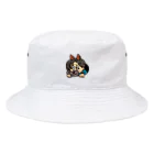 うま家のだいこん様のひょっこりうま Bucket Hat