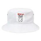 ANIMAL WORLDの白猫ちゃん Bucket Hat