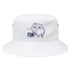 イラスト MONYAAT の**いつも見ているポメラニアンA Bucket Hat