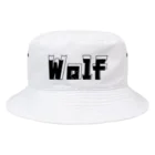 WolfのLOGO Bucket Hat