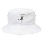 ナマケモノのみーのぽいっぽいっのナマケモノ Bucket Hat