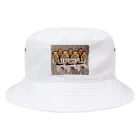 ふかしーものとってもいっぱいパパヴォ❕ Bucket Hat