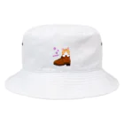 SU-KUのI can't beat sleep Ⅱ Bucket Hat