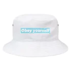クドームーンの“Obey yourself” バケットハット