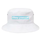 クドームーンの“Obey yourself” Bucket Hat