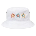 TarCoon☆GooDs - たぁくーんグッズの3sTar☆Coon-Tricolor  Bucket Hat
