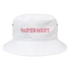 にーと屋のSUPER NEET PINK Bucket Hat