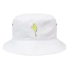 まめるりはことりのピタッとセキセイインコちゃん【まめるりはことり】 Bucket Hat