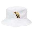 柴犬しばわんこhana873の微妙な表情のもふもふ柴犬しばいぬ Bucket Hat