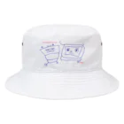 ダウン症のあるニコ（７歳）のさくひんのニコロボフレンズ Bucket Hat