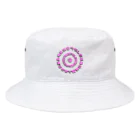 LalaHangeulのはんぐるぐるぐる　鮮やかピンク Bucket Hat