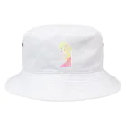 honey bunnyの髪に花をつけた女の子 Bucket Hat