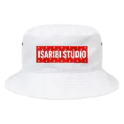 章栄丸byISARIBIstudioのISARIBI STUDIO BOXロゴシリーズ#1 Bucket Hat