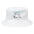 イラスト MONYAAT のCT111 YETI is yeah*Ｂ*もってるよ Bucket Hat