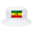 DRIPPEDのRASTAFARI LION FLAG-エチオピア帝国の国旗- Tシャツ バケットハット