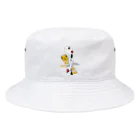 Kinkadesign うみのいきものカワイイShopのチンアナゴニシキアナゴ2020 Bucket Hat