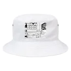 ゆずる祭りの不思議なゆずるくん Bucket Hat