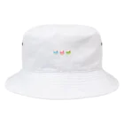 みけんこの三色クリームソーダ Bucket Hat