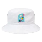 azbiin-shopのハート女の子ちゃん Bucket Hat