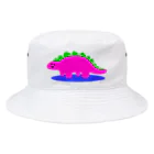  ぽにぽに通信ショップのにこにこゆるきょうりゅう① Bucket Hat