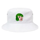 ファンシーショップ Torinikuのグリーンヘア Bucket Hat