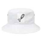 白水とっぽの感情を殺して描いた犬くん Bucket Hat