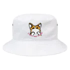 犬グッズの店しえるぶるーのアイラブマスク　コーギー Bucket Hat