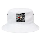 yunoyunojack の川と俺 Bucket Hat