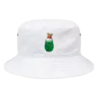 トゥインクルのくまのクリームソーダ緑色 Bucket Hat