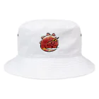 ハチノショップ　スズリ店の昼寝ドラゴン Bucket Hat