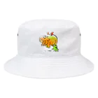 ハチノショップ　スズリ店のかじられドラゴン Bucket Hat