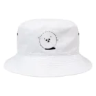 osam0508の白　まんまるポメラニアン Bucket Hat