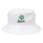 PivotHingeのBucketHat(White)/PivotHinge (7) バケットハット