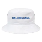 TOKYO LOGOSHOP 東京ロゴショップのBALEHENGANA -バレヘンガナ ばれへんがな アメカジブルー・青色ロゴキャップ・ハット帽子 バケットハット