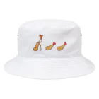 ３時のおやつ商店のエビフライの日常 Bucket Hat