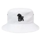 chippokeのトイプードル ブラック Bucket Hat