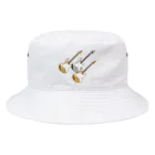 kimchinのアニマル柄のエレキギター Bucket Hat