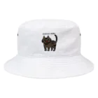 はしづめ_ねこのツメのでっかいねこ Bucket Hat