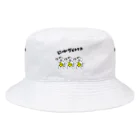 モリチエコのにゃんザピテクス 原始猫 Bucket Hat