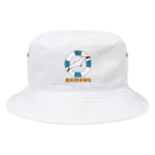 Planet Evansのかもめと浮き輪（水色） Bucket Hat