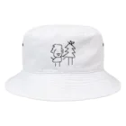 お昼寝後のアイス泥棒のくりすます Bucket Hat