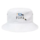 イラスト MONYAAT のちびた鉛筆 PAPA*C Bucket Hat