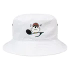 イラスト MONYAAT のスズメがちゅん A-L Bucket Hat