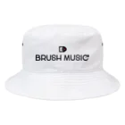 BRUSH MUSIC Inc.のBRUSH MUSIC Inc. LOGO Bucket Hat